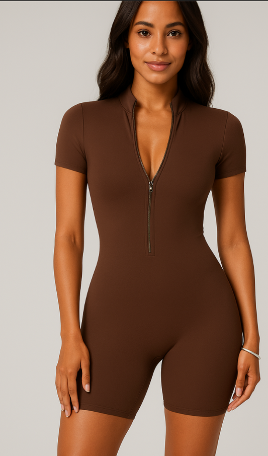 Body tee shirt zippé